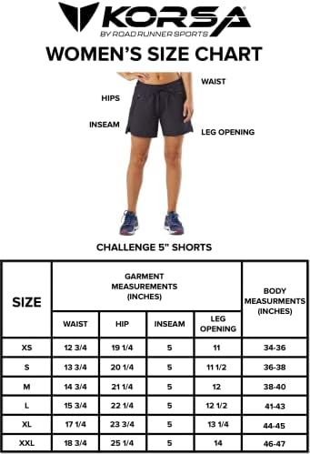 אתגר קורסה 5 מכנסיים קצרים אתלטים לנשים עם כיסים | משקל קל ולחות פיתול לריצה, יוגה, חדר כושר